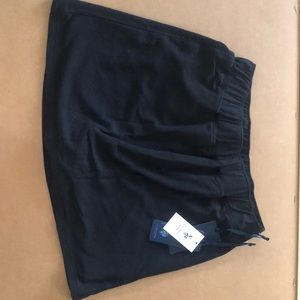 Black flowy polo golf skirt